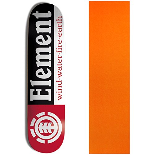 デッキ スケボー スケートボード 海外モデル 直輸入 【送料無料】Element Skateboards Section Deck Skateboard 7.75 Orange Gripデッキ スケボー スケートボード 海外モデル 直輸入
