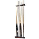 海外輸入品 ビリヤード MOOCY Pool Stick Holder, Wall Mounted 6 Cue Billiard Rack - Premium Solid Wood Cue Accessories海外輸入品 ビリヤード