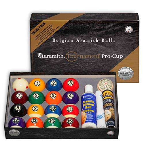 海外輸入品 ビリヤード Aramith Tournament Value Pack Tournament Billiard Pool Ball Set 2 1/4