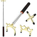 海外輸入品 ビリヤード Skylety Retractable Billiards Cue Stick Bridge with 3 Pieces Removab...