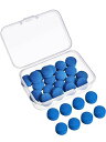 海外輸入品 ビリヤード Jetec 30 Pieces Pool Cue Tips Replacement Kit 13 mm Stick Tips Blue Billiard Cue with Storage Box for Snooker Supplies海外輸入品 ビリヤード