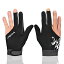 海外輸入品 ビリヤード Anser M050912 Man Woman Elastic 3 Fingers Show Gloves for Billiard Shooters Carom Pool Snooker Cue Sport - Wear on The Right or Left Hand 1PCS (Gray, L)海外輸入品 ビリヤード