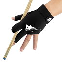 海外輸入品 ビリヤード Roaming Quick-Dry Breathable Billiard Shooters Carom Pool Snooker Cue Sport Glove Fits on Left Hand (Black, L/XL)海外輸入品 ビリヤード