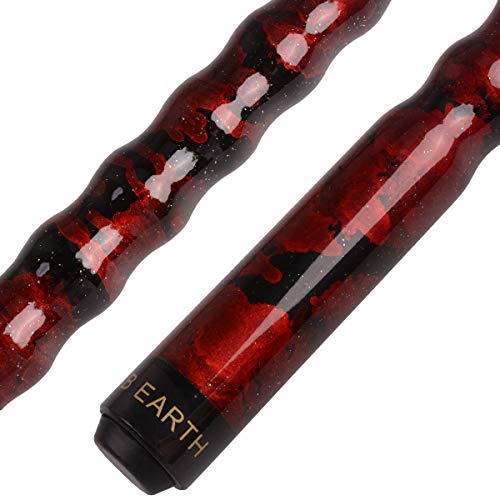 海外輸入品 ビリヤード AB Earth 2-Piece 58 Pool Cue/Pool Stick Ergonomic Design Hardwood Canadian Maple 13mm Tip 18-21oz Billiard Cue B1S Wine 21oz海外輸入品 ビリヤード