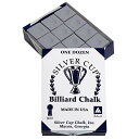 海外輸入品 ビリヤード Bankers Gray Billiard Chalk Box of 12 USA海外輸入品 ビリヤード