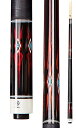 海外輸入品 ビリヤード Collapsar CH02 Pool Cue with Soft Case,Cocobolo with Turquoise Dimon...
