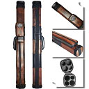海外輸入品 ビリヤード BY SPORTS 2x2 Hard cue case Square Pool Cue Billiard Stick Carrying ...