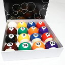 海外輸入品 ビリヤード Billiard Ball/Pool Ball Set for Regular Pool Table, Pure Resin Pool ...