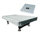 海外輸入品 ビリヤード 7/8/9FT Heavy Duty 600D Polyester Canvas Billiard Pool Table Cover(7 Colors Available) (Gray, 9-Foot)海外輸入品 ビリヤード