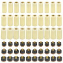 海外輸入品 ビリヤード XINGYHENG 60Pcs (30 Set ) 3 Kinds Billiard Cue Off white Ferrules Se...
