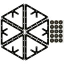海外輸入品 ビリヤード CM Pack of 6 Sheets Magic Ball Rack Pro Triangle Billiards Ball Rack...