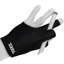 海外輸入品 ビリヤード Tiger-X Billiard Glove - Black - for Left Hand (Large)海外輸入品 ビリヤード