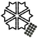 海外輸入品 ビリヤード Cosmos Pack of 6 Sheets Magic Ball Rack Billiards Ball Rack Holder S...