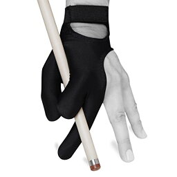 海外輸入品 ビリヤード Fortuna Billiard Glove Classic - for Left Hand - Black - with Strap (X-Large)海外輸入品 ビリヤード