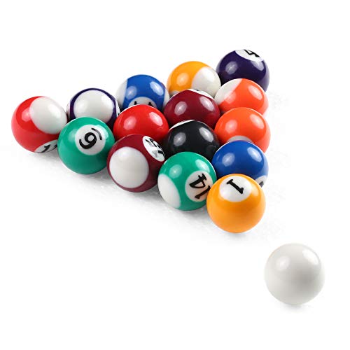 海外輸入品 ビリヤード LIXADA Full Set Billiards Table Balls Set Resin Small Pool Cue Balls 25MM海外輸入品 ビリヤード
