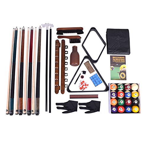 海外輸入品 ビリヤード Gamesun Pool Table Premium Billiard 20 Pieces Accessory Kit, Pool Cue Sticks Bridge Ball Sets,Premium Billiard Accessory kit Set, Includes All Accessories to Start a Billiards Game海外輸入品 ビリヤード