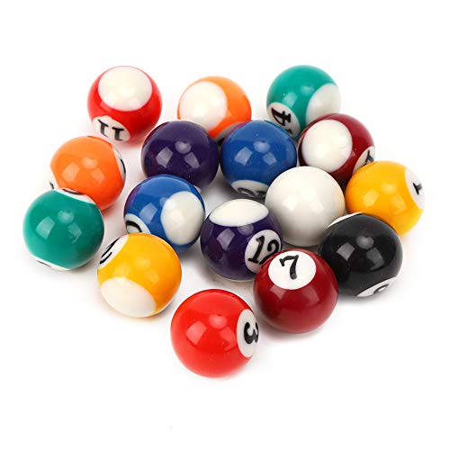 海外輸入品 ビリヤード Mini Pool Table Accesssories Mini Billiard Ball Eco-Friendly Resin Material 2.5CM Billiard Ball Billiards for Children for Game Rooms Recreation Games海外輸…