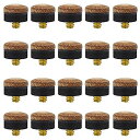 海外輸入品 ビリヤード lasenersm 20 Pieces 10 mm Screw-on Pool Cue Tips Snooker Screw-on Ti...