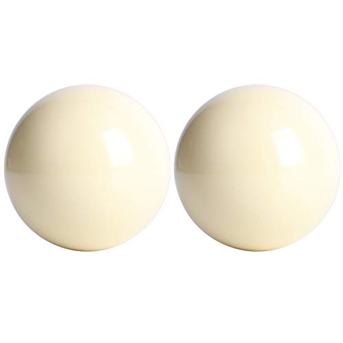 海外輸入品 ビリヤード POCREATION Billards Ball, Snooker Pool Ball, 2Pcs White Billiard Balls for Training Billiard Supplies Game Rooms, Sports Match Leisure Exercise Goods海外輸入品 ビリヤード