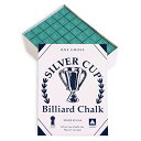 海外輸入品 ビリヤード Silver Cup Pool cue Billiard Premium Chalk - ONE Gross - 144 PCS - Green海外輸入品 ビリヤード