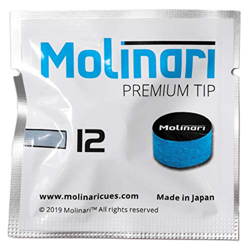 ͢ ӥ䡼 Molinari Premium Pool Billiard CUE TIP - 1 pc - 14 mm (Super Soft (12))͢ ӥ䡼