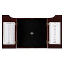 海外輸入品 ダーツ ダーツボード Viper Hudson Sisal/Bristle Steel Tip Dartboard Cabinet, Mahogan...