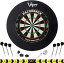 海外輸入品 ダーツ ダーツボード Viper by GLD Products Razorback Sisal Dartboard, Two Sets Starter Darts, Throw Line, Viper Defender, Black海外輸入品 ダーツ ダーツボード