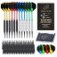 海外輸入品 ダーツ centaur 12 Pack Soft Tip Darts, Professional 18 Gram Plastic Tip Dart Sets with 4 Colors Premium Aluminum Shafts 100 Dart Tips 16 Dart Flights and Dart Case for Electronic Dart Board, Silver & Black海外輸入品 ダーツ