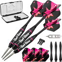 海外輸入品 ダーツ Viper Vanity Steel Tip Darts with Storage/Travel Case: Dart Diva, 22 G...