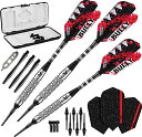 海外輸入品 ダーツ Viper Bully 80% Tungsten Soft Tip Darts with Storage/Travel Case, Coar...