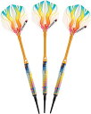海外輸入品 ダーツ Elkadart unisex adult Shark Fin (18 Grams) Elkadart Rainbow 90 Tungste...
