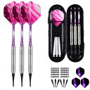 海外輸入品 ダーツ sanfeng Soft Tip Darts Set for Electronic Dart Board - 16g Darts Barre...