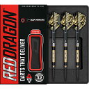 海外輸入品 ダーツ Red Dragon Golden Eye 1: 32g - Tungsten Darts Set with Flights and Ste...