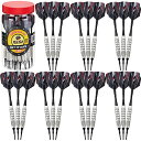 海外輸入品 ダーツ Fat Cat Darts in a Jar: Soft Tip Darts with Storage/Travel Container, ...