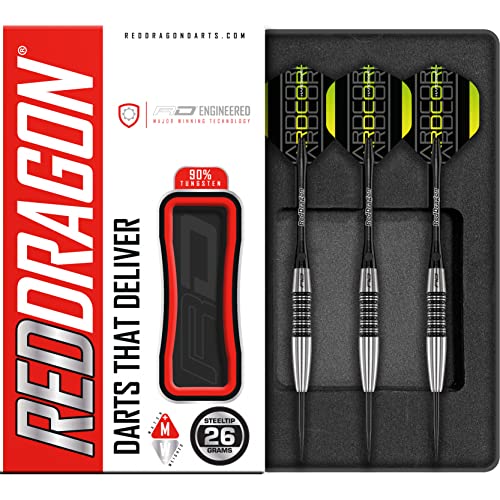 海外輸入品 ダーツ RED DRAGON Fusion 26g Tungsten Darts Set with Flights and Stems海外輸入品 ダーツ