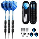 海外輸入品 ダーツ sanfeng Professional Soft Tip Darts Set 20 Grams W/O-Rings- 30 Darts P...