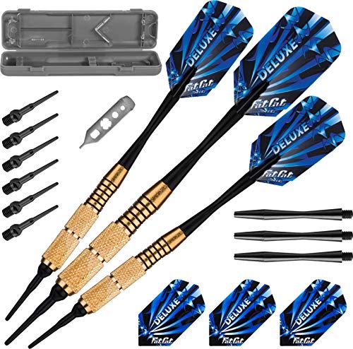 ͢  Fat Cat Deluxe Soft Tip Darts with Storage/Travel Case, 16 G...