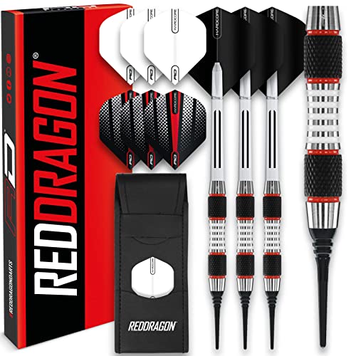 海外輸入品 ダーツ RED DRAGON Evo 18g - Softip Tungsten Darts Set with Flights and Stems海外輸入品 ダーツ