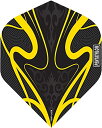 COAi _[c tCg US Darts Pentathlon Yellow/Gold Lux Standard Dart Flights - 3 Sets (9 Flights) - 100 Micro Ex-ToughCOAi _[c tCg