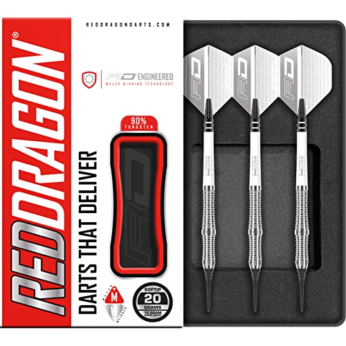 海外輸入品 ダーツ RED DRAGON Amari - 20 Gram Wolfram Professional Darts Set mit Flights and Nitrotech Shafts (Stems)海外輸入品 ダーツ
