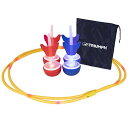 海外輸入品 ダーツ Triumph Sports LED Backyard Darts with Two LED Targets with Four Light...