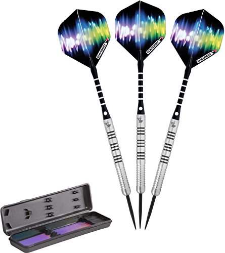 海外輸入品 ダーツ Elkadart Ultra Sonic 80% Tungsten Steel Tip Darts with Storage/Travel Case 23 Grams Black海外輸入品 ダーツ