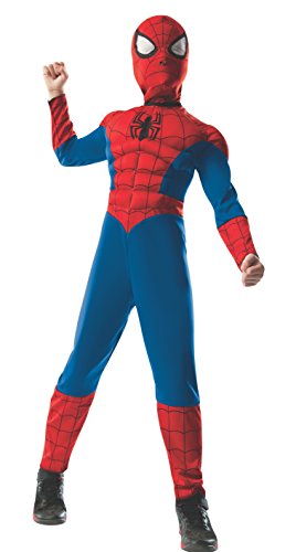 コスプレ衣装 コスチューム スパイダーマン 880799_L Rubie s Marvel Ultimate Spider-Man 2-in-1 Reversible Spider-Man / Venom Muscle Chest Costume Child Large - Large One Colorコスプ…