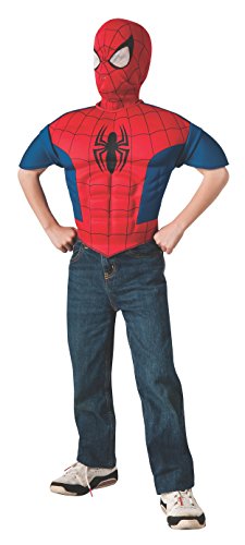 コスプレ衣装 コスチューム スパイダーマン 883271_STD Rubie s Marvel Ultimate Spider-Man EVA Child Muscle Chest Shirt and Maskコスプレ衣装 コスチューム スパイダーマン 883271_STD