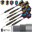 海外輸入品 ダーツ SHOT TAKER CO. EST. 2017 6pc Steel Tip Darts Set - Professional Darts ...