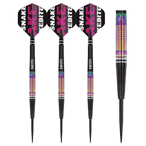 海外輸入品 ダーツ Peter Wright Snakebite World Champion Tapered SE 23 Gram Professional Darts Set Including Flights and Shafts (Stems)海外輸入品 ダーツ