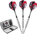 海外輸入品 ダーツ Viper Bully 80% Tungsten Steel Tip Darts with Storage/Travel Case, Coa...