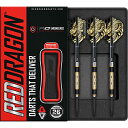 海外輸入品 ダーツ RED DRAGON Golden Eye 1: 26g - Tungsten Darts Set with Flights and Ste...