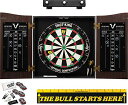 海外輸入品 ダーツ ダーツボード Viper by GLD Products Vault Cabinet with Shot King Sisal Dartboard, Shadow Buster Dartboard Lights, Steel Tip Dart Accessories Kit The Bull Starts Here Throw Line Marker, Black海外輸入品 ダーツ ダーツボード