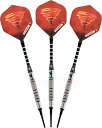 海外輸入品 ダーツ Elkadart Tornado 90% Tungsten Soft Tip Darts with Storage/Travel Case,...